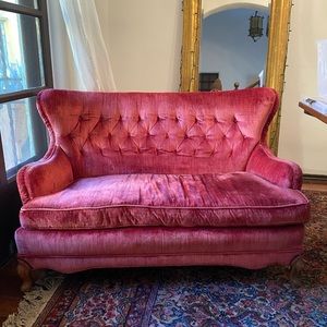 Vintage Hollywood Glam Settee